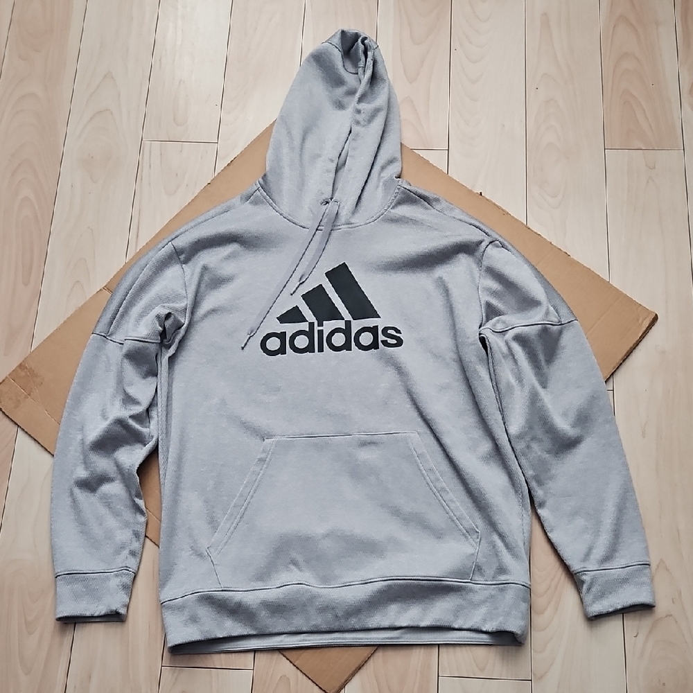 Adidas Gray Sweater Modern Athletic Wear